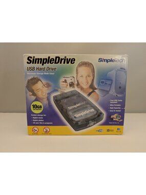 SIMPLETECH SimpleDrive | External USB Hard Drive \ 10GB DrivePak | CIRC-USBHD/10